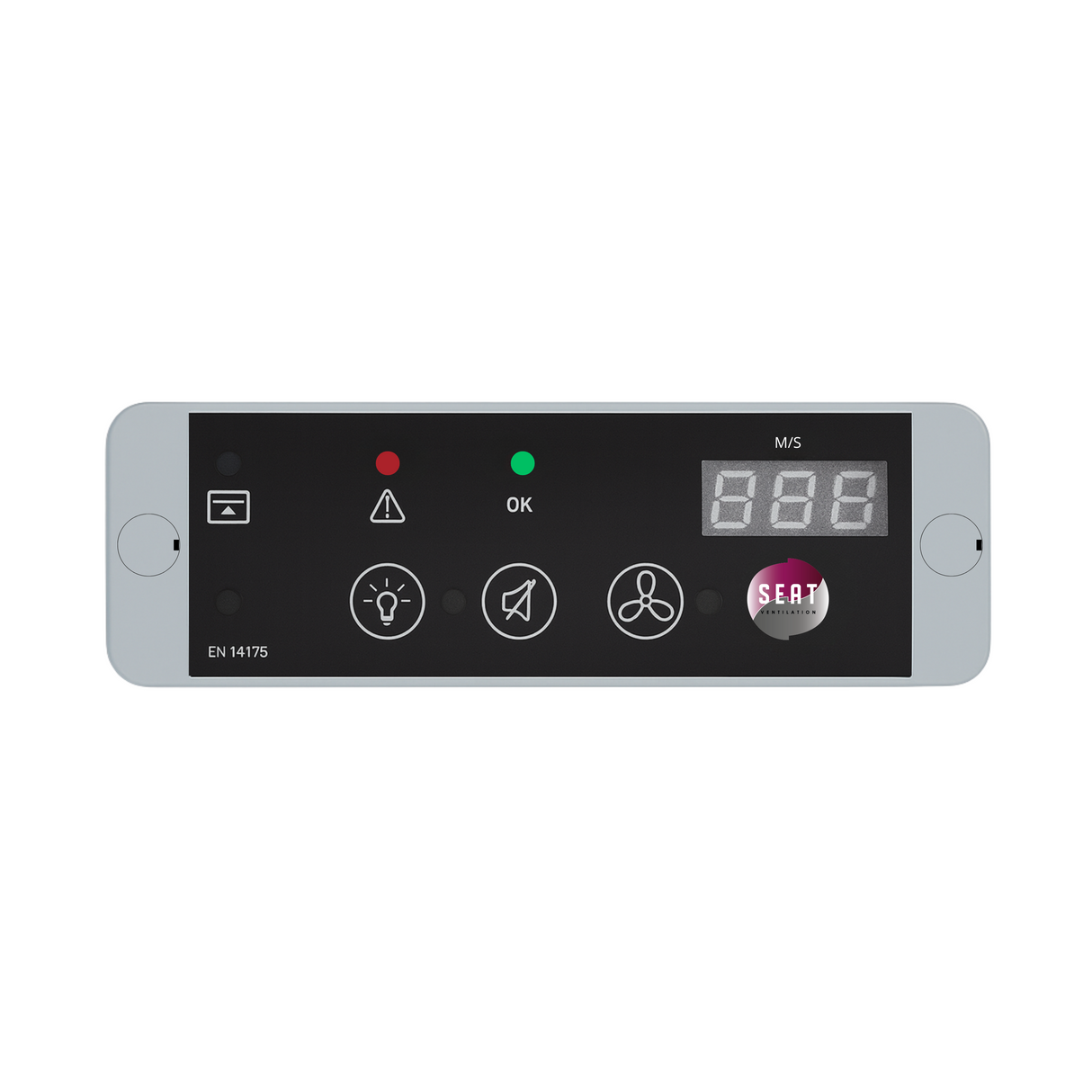 Fume hood air flow monitor type A with remote HMI control panel