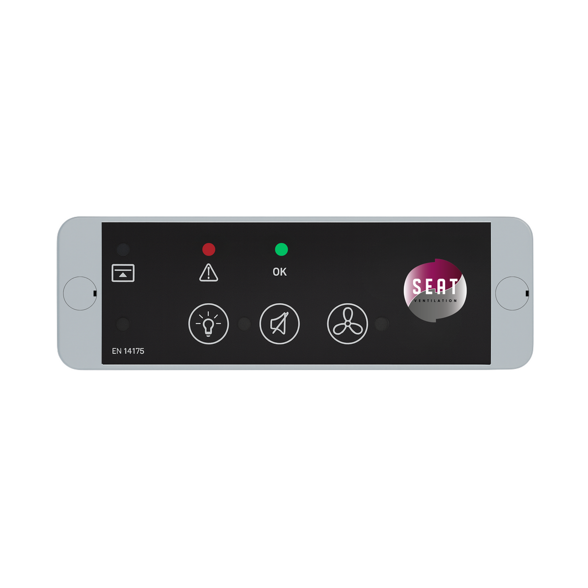 Fume hood air flow monitor type A with remote HMI control panel