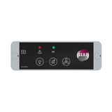 Fume hood air flow monitor type A with remote HMI control panel