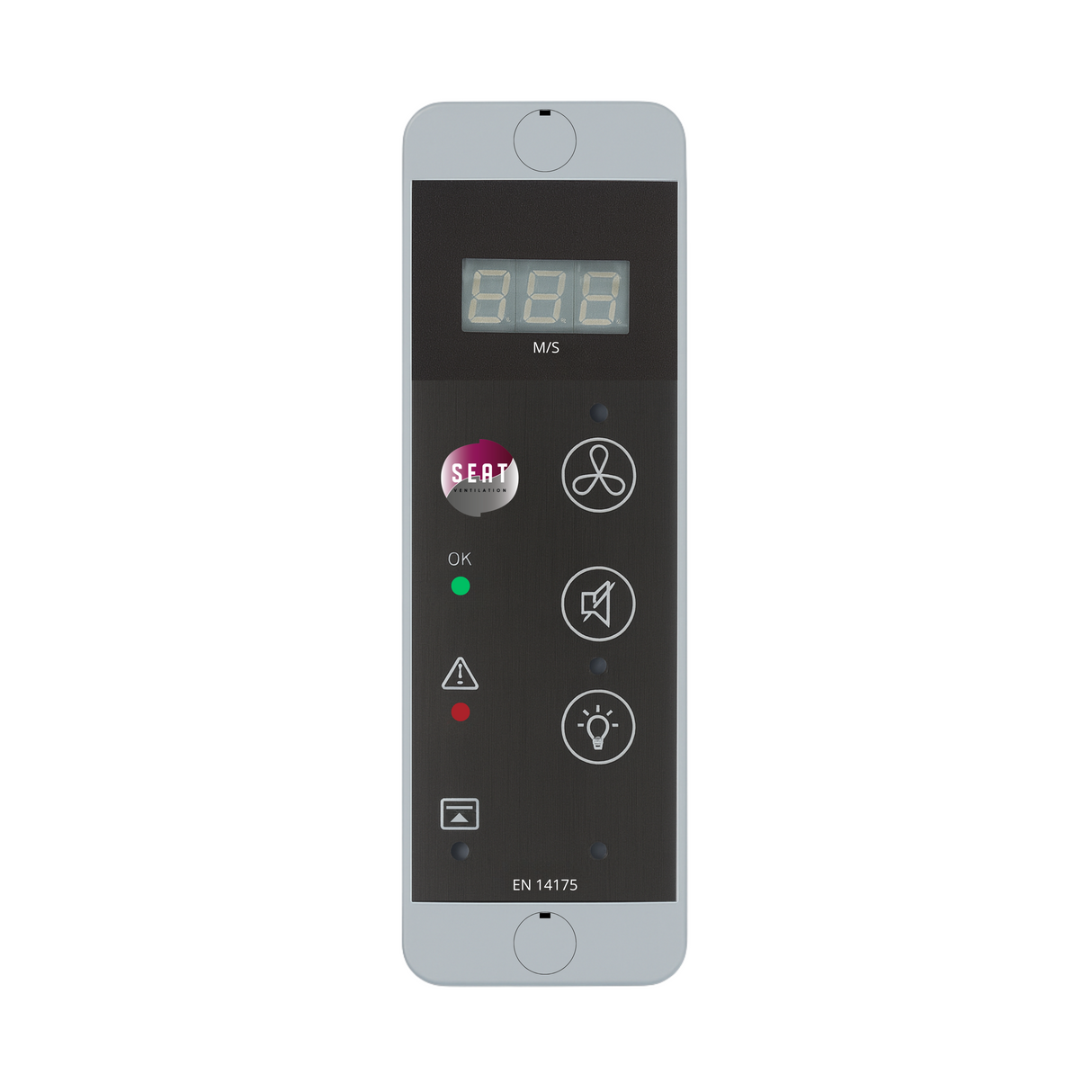 Fume hood air flow monitor type A with remote HMI control panel