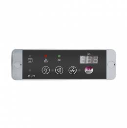 Variable air flow controller 2 speeds version with remote control panel