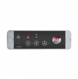 Variable air flow controller 2 speeds version with remote control panel